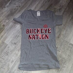 Pink Victoria’s Secret Buckeye Nation with sequins collegiate edition  XS